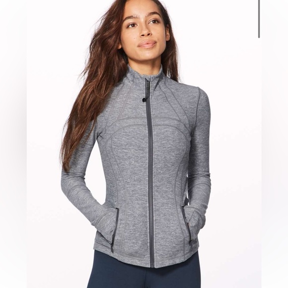 lululemon athletica Tops - Lululemon Define Jacket (Rulu) - Heathered Slate - Sz 8
